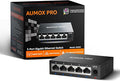 5 Port Gigabit Unmanaged Ethernet Switch, AUMOX PRO Home Network Hub, Office by AUMOXPRO