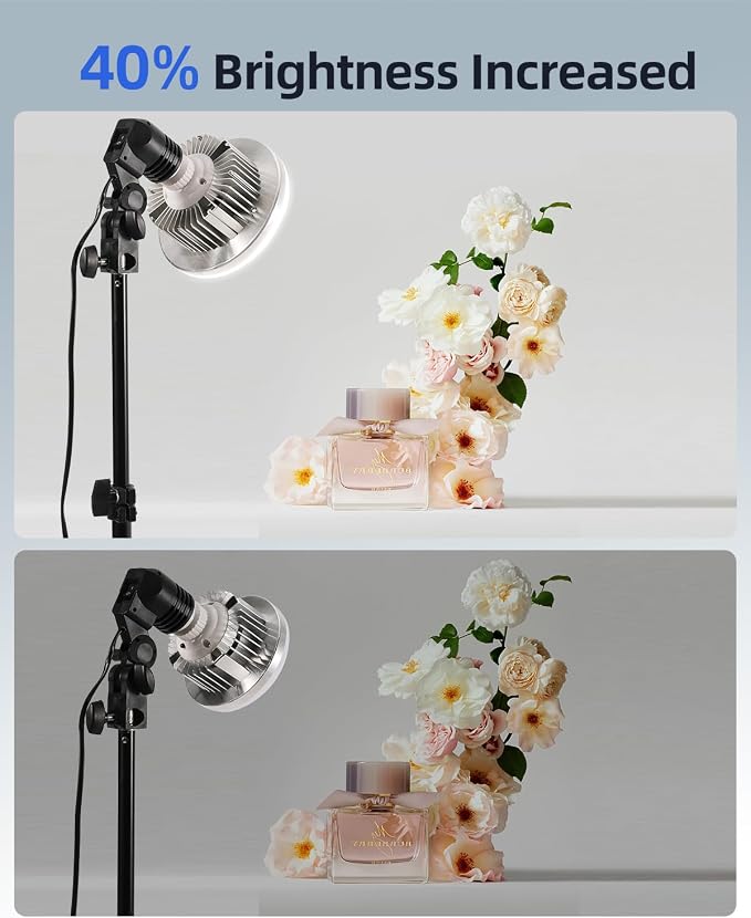 Skytex Softbox Lighting Kit 16x16in Soft Box 1Pack Upgrade 135W 2700-6400K - Image 3