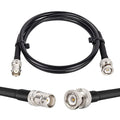 MOOKEERF BNC Male to BNC Female Coaxial Cable 50 ohm RG8X Coax Ultra Low Loss by MOOKEERF