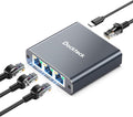 Ethernet Splitter 1 to 3 1000Mbps, Dockteck Internet Cable Splitter 1 in 3 Out by Dockteck