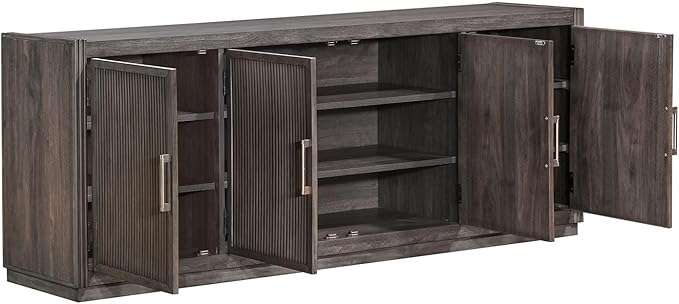 Liberty Furniture Modern Edge 77 Inch TV Console for Living Room - Caffe