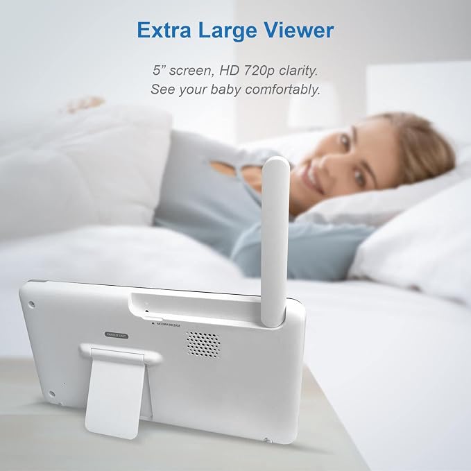 VTech RM5754HD RM5754HD Smart Wi-Fi 1080p Video Baby Monitor System - Image 7