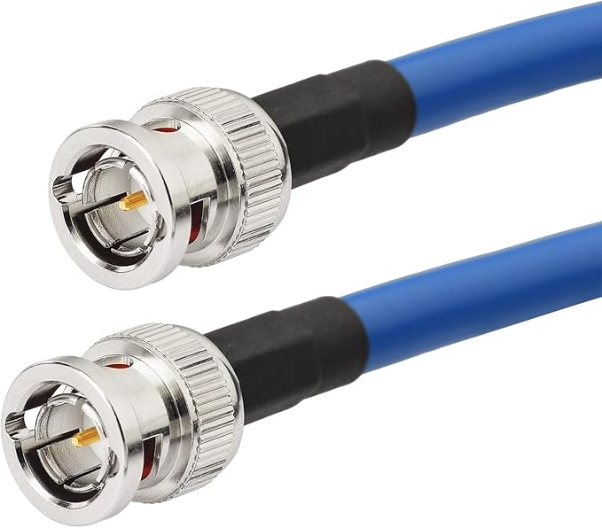 Superbat SDI Cable BNC Cable 75ohm Belden 1694A 100ft + 3G/6G SDI Cable Reel Supports HD-SDI/3G-SDI/4K/6K SDI Recorder Camera Monitor Converter Router Audio Sync Broadcast etc.