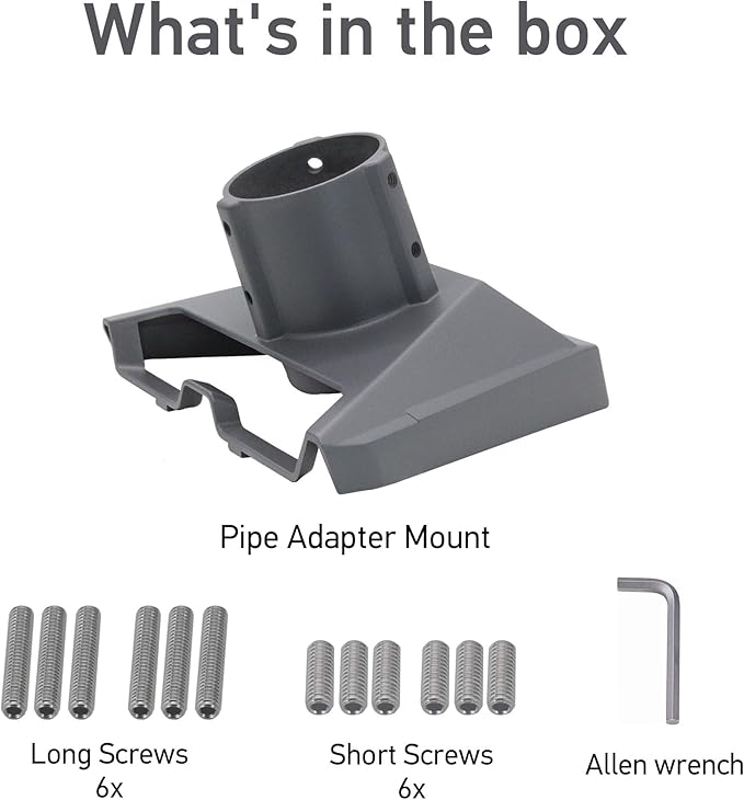 Starlink Standard Gen 3/4/4X Pipe Adapter Mount, Secure Pole Mount Kit - Image 6