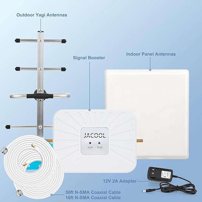 Verizon Cell Phone Signal Booster for Home – 4G LTE & 5G Band 13 (700MHz), Up to 4000 Sq Ft Coverage, FCC Approved Cellular Repeater