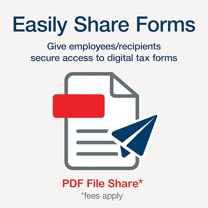 Adams W-2 Forms 2025, 6-Part Kit for 50 Recipients, Includes 6 W-3 Forms, QuickBooks Compatible, eFile Access and Printing Through Adams Tax Forms Helper Software (1017239)