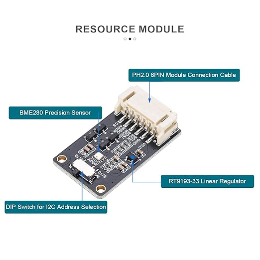 BME280 Environmental Sensor Module | Temperature Humidity Pressure, High - Image 7