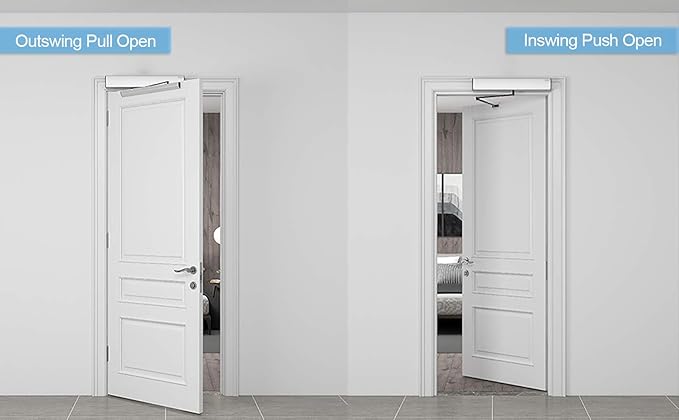 Olideauto Automatic Door Operator,Pair with 2 PCS Wired Slim Touchless Activation Switches Olide-514