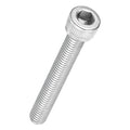 Kozelo 25pcs Socket Head Cap Screws - [M6-1 x 45mm] 304 Stainless Steel Allen Socket Drive for Electrical Motor 3D Printing Fan Engine Replacement Use, Silver