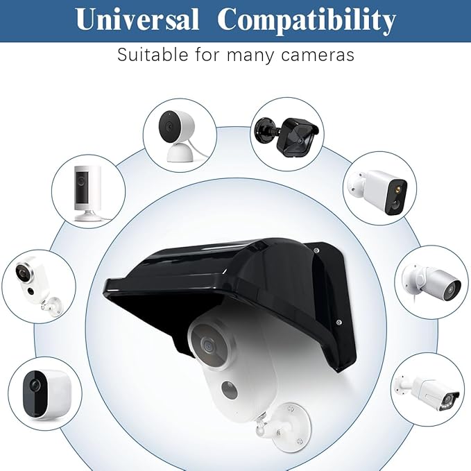 WEILAILIFE Universal Security Camera Covers Shield Sun Rain, Waterproof - Image 3