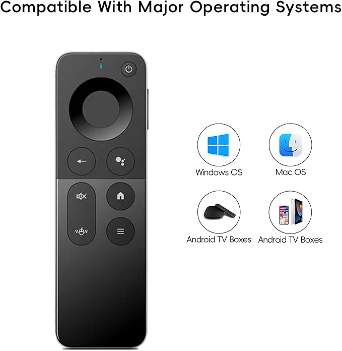 iPazzPort Bluetooth Air Mouse Remote Keyboard, 2.4G Wireless Keyboard Combo Plug & Play Handheld Remote Control for Android TV Box, PC, HTPC, Smart TV, Projector