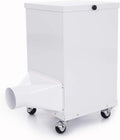 Extract-All Mobile HEPA Air Scrubber and Negative Air Filter Machine, for Industrial Commercial Medical Contamination, Isolation Rooms Usage Heavy Duty Fume Extractor and Source Capture Purifier