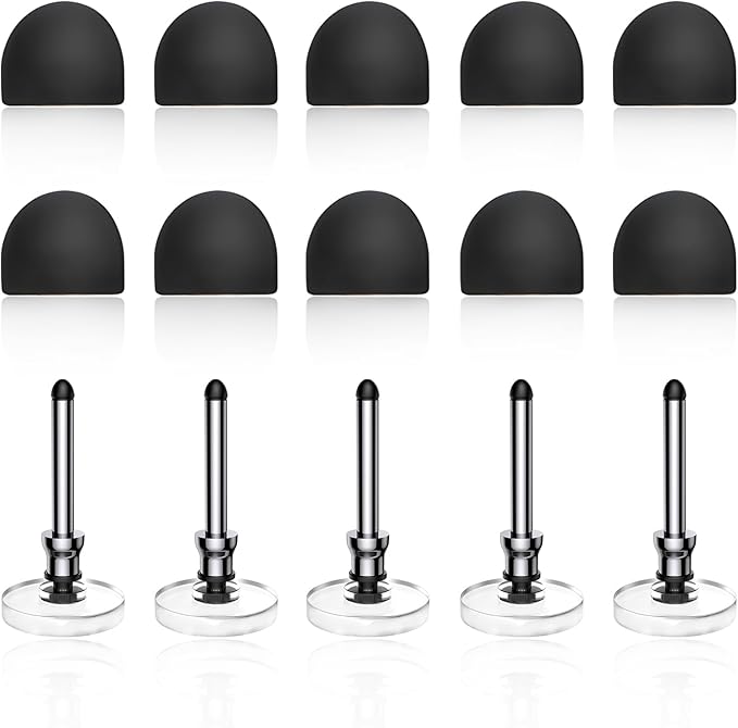 Bopomofo 10 Rubber Tips+5 Transparent Disc Tips | High Precision and High by Bopomofo