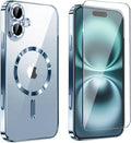 Magnetic Glossy Case for iPhone 17, iPhone17 Phone Case Slim Clear Luxury by Unknown