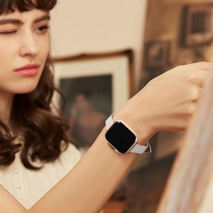 Charlam Slim Leather Band Compatible - Image 7