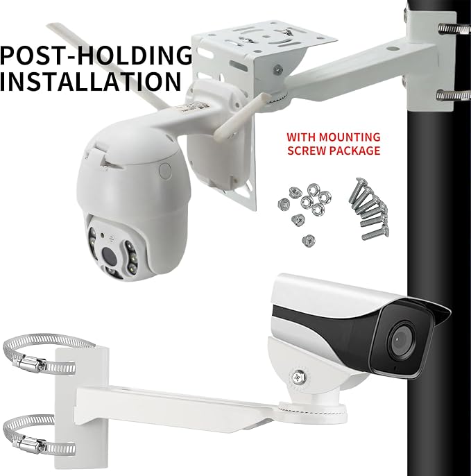 L-Shape Dome Camera Bracket, Wall Ceiling Mount - Image 2