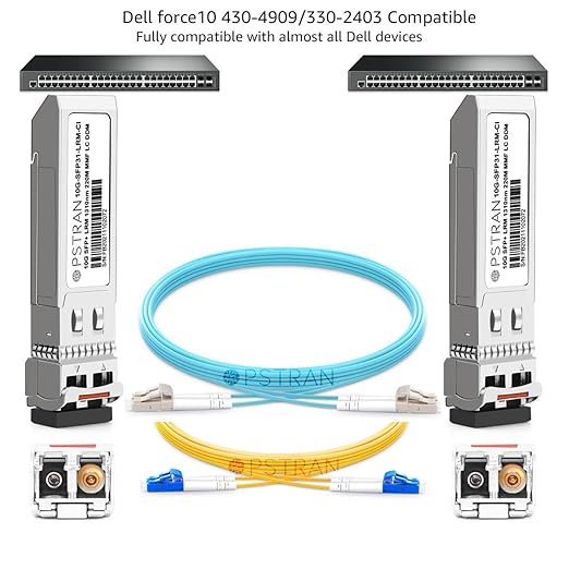OPSTRAN 10GBASE-LRM SFP+ Optical Transceiver Module Compatible with Dell 430-4909 1310nm 220m DDM Duplex LC MMF