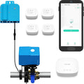 YoLink X3 Version Smart Water Leak Protection Kit: X3 Valve Controller, Bulldog, (4) Leak Sensors & Hub
