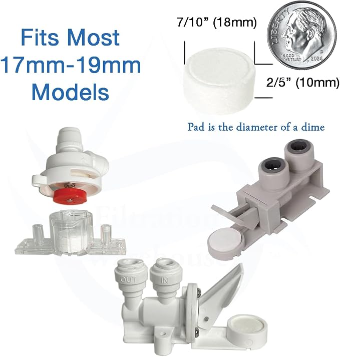 18mm 10, or 50 Pack Leak Stop Valve Replacement Pads, US Company! Support - Image 3