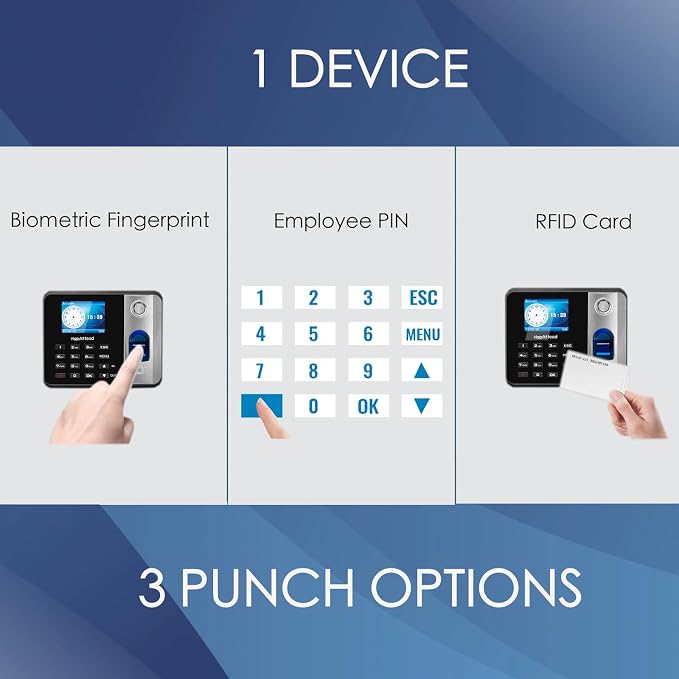 RFID Cards Compatible with Time Clock H1 H2 H3-125KHz RFID Proximity Employee - Image 6