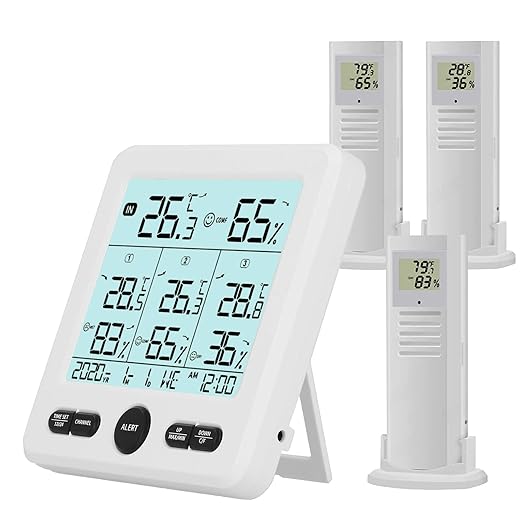 Timloon Indoor Outdoor Digital Thermometer Hygrometer by Timloon