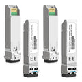 OPSTRAN 10GBASE-LR SFP+ Optical Transceiver Module Compatible with Cisco SFP-10G-LR SFP-10G-LR-S SFP-10G-LR-X 10G SFP+ 1310nm 10km DDM Duplex LC SMF 4 Pack