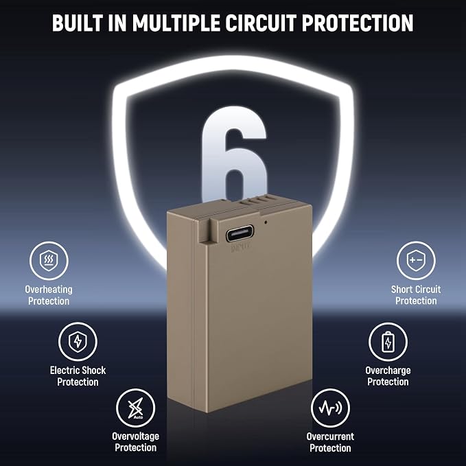NEEWER DMW-BLC12 1100mAh Replacement Battery - Image 8