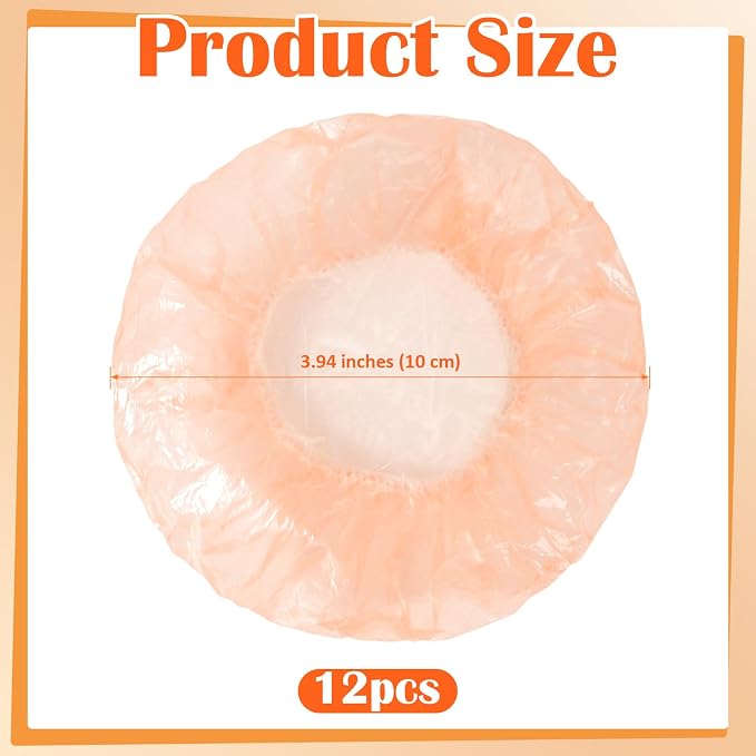 12 Pcs Orange Smoke Detector Covers - Image 2