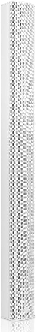 Sound Town Weatherproof Compact Aluminum Line Array Column Speaker with Wall Mount Bracket, 10 x 3 Woofers, 6 x 1.2 Dome Tweeters, White, for Church, Indoor & Outdoor Installation (CARPO-M106W)