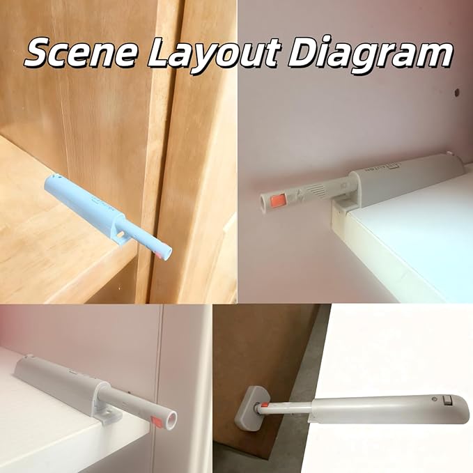4 Sets Push Open Door Latch Touch Latches Push Latch Damping rebounder for Cabinet Hardware Release Latch Kitchen Drawer Push Catch Press Out Latch