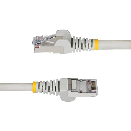 StarTech.com 50ft Gray CAT6a Ethernet Cable, Snagless RJ45, 100W PoE++ - Image 3