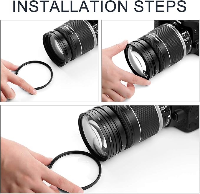 49mm Close-up Filter Kit 4 Pieces Macro Filter Accessory Close-up Lens Filter - Image 5