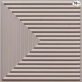 From Plain To Beautiful In Hours 9004 Depth Tier PVC 12 in x 12 in Peel and Stick Wall Panels (Covers / 10 sq.ft), Dawn Pink, 10 Piece