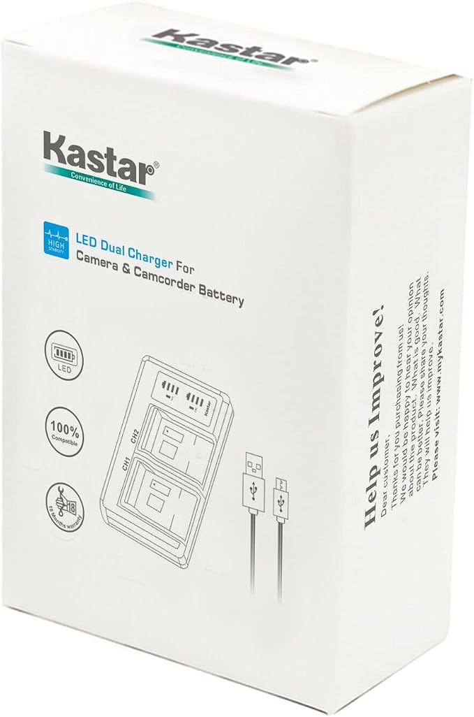 Kastar 2-Pack LB-070 Battery and LTD2 USB Charger Replacement - Image 6
