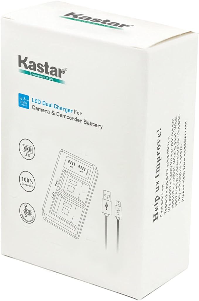 Kastar 4-Pack LB-070 Battery and LTD2 USB Charger Replacement - Image 6