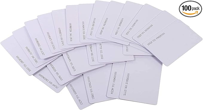 UHPPOTE Contactless 125kHz RFID Proximity Smart PVC ID Card CR80 | Read Only by UHPPOTE