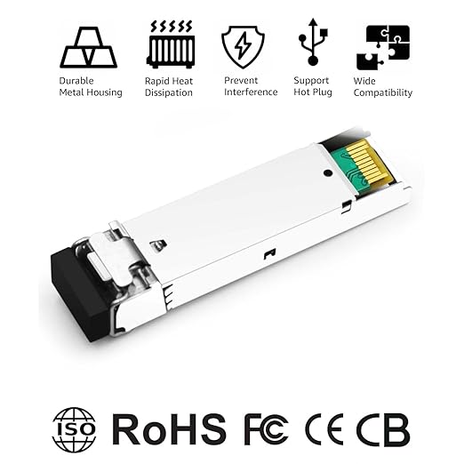 OPSTRAN 1000BASE-SX SFP Optical Transceiver Module Compatible with Juniper Networks 1310nm 2km DDM Duplex LC MMF 4 Pack