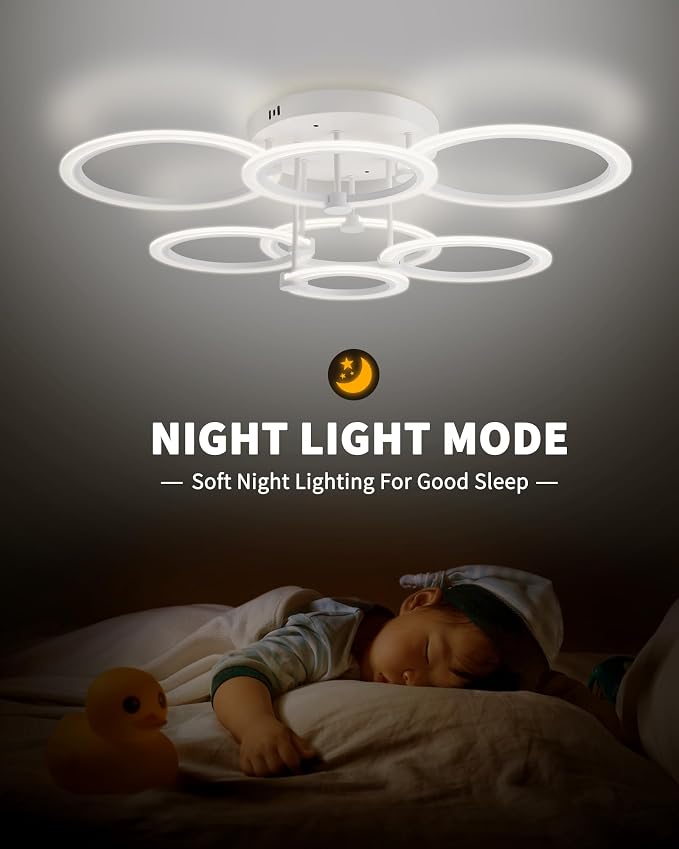 Modern LED Ceiling Light Dimmable Ceiling Light Fixtures - Image 5