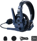 SYNCO Xtalk Master Wireless Intercom Headset System,1 Person 2.4GHz 500m/1640ft Headset with Noise Reduction Program,Real-time Monitoring