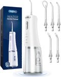 Onlyone Rechargeable Cordless Water Flosser with Adjustable Water Pressure for Daily Oral Care, Power Dental Flosser for Home and Travel Use, Portable Oral Irrigator for Sensitive Gums and Braces Care