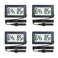4-Pack Mini Digital Hygrometer Thermometer Gauge by BuynowonVeanic