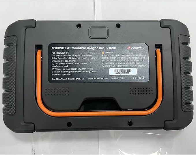 2026 FOXWELL Scanner NT809BT Wireless OBD2 Scanner Diagnostic Tool with 30 Resets, All System Bidirectional Scan Tool, Diagnostic Scanner for All Vehicles, 99% Active Test, FCA, 3-Year Update, Orange