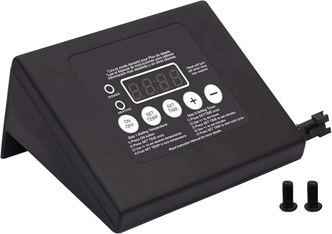 folosem 990050048 Digital Control Panel Kit,with LED Digital Display Top Controller Fits Compatible with Masterbuilt MB ESQ30B, ESQ30S, 20070106, 20070206, 20072010, 20070910 Electric