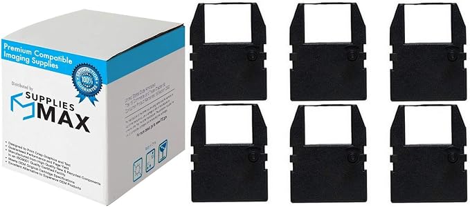 Compatible Replacement for Pyramid M3500/3700/4000 Black Time Clock Printer by SuppliesMAX