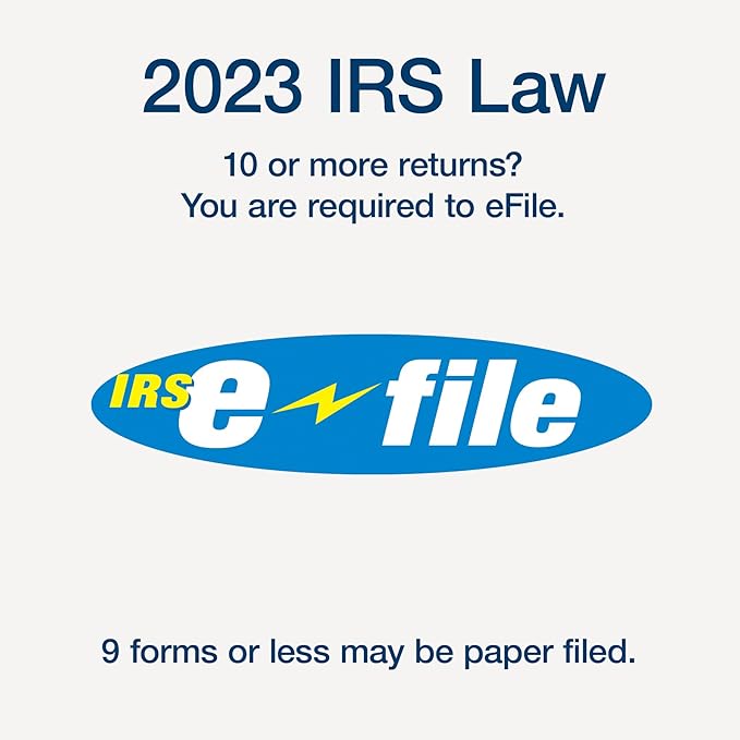 Adams 1096 Forms 2025, 1-Part Summary Transmittal Forms for 25 Recipients, Compatible with Inkjet & Laser Printers, 25 Sets per Pack, IRS Compliant (1017226)
