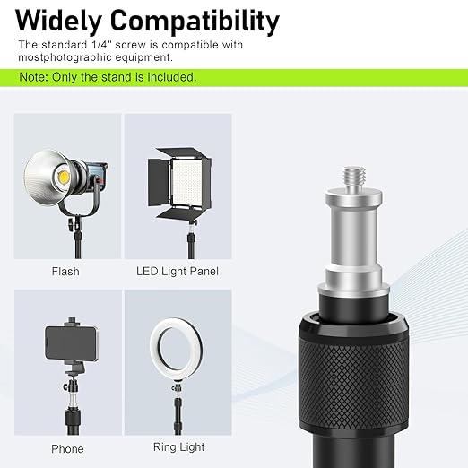 2 Pack Desk Mount with 1/4" & 3/8" Screws, Ball Head, 17-41" Adjustable - Image 3
