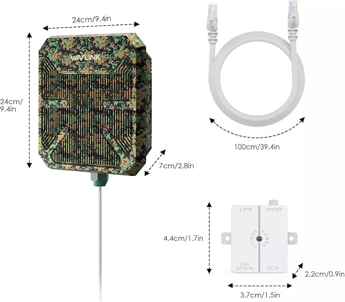 WAVLINK AX3000 Outdoor WiFi 6 Extender, Dual Band Long Range WiFi - Image 7