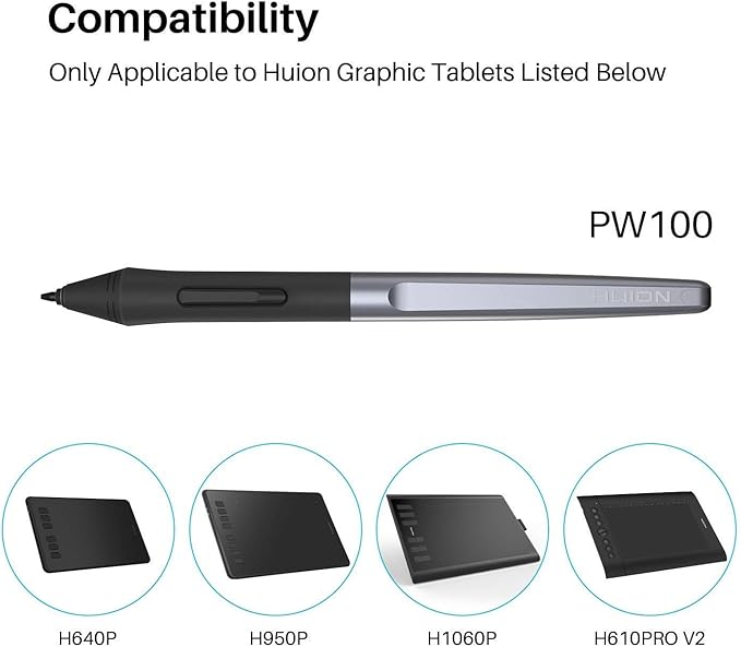 HUION PW100 Battery-Free Stylus - Image 3