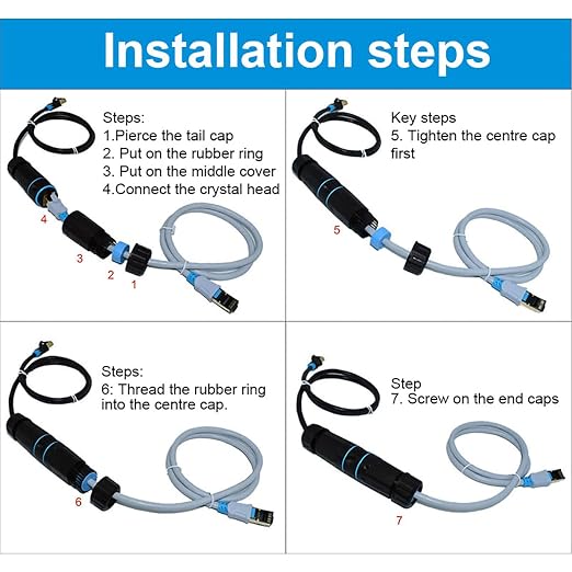 ZUZONG IP68 Waterproof RJ45 Coupler Shielded Pure Copper Ethernet Coupler - Image 6