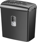 Locksworth 8-Sheet Micro-Cut Paper Shredder, P4 High Security, 4 Gallon Bin, 2-Minute Continuous Run, Home & Small Office Use